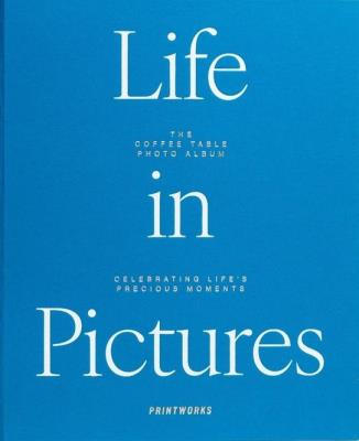 Fotoalbum - Life in Pictures niebieski. Wydawca: Printworks. SmakLiter.pl Opakowanie Fotoalbum - Life in Pictures niebieski