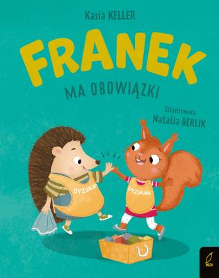 Okładka książki Franek ma obowiązki. Jeżyk Franek