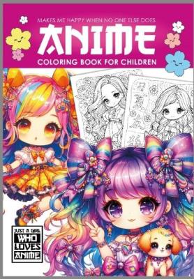 Opakowanie Fresh Kolorowanka A4 Anime Dla Dzieci fiolet