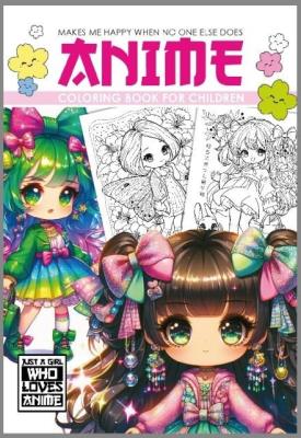 Opakowanie Fresh Kolorowanka A4 Anime Dla Dzieci rożowa