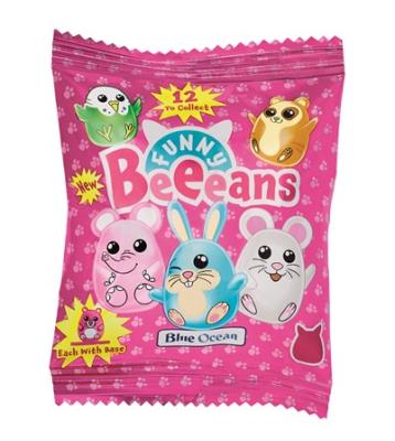 Funny Beeeans figurka 1szt.mix. Wydawca: Blue Ocean Entertainment. SmakLiter.pl Opakowanie Funny Beeeans figurka 1szt.mix