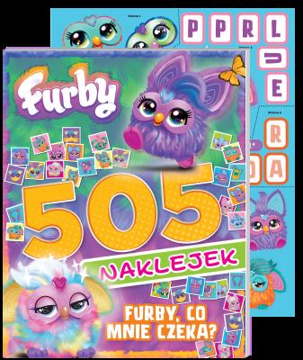 Okładka książki Furby, co mnie czeka? 505 naklejek