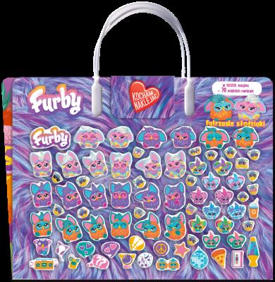 Okładka książki Futrzaste słodziaki. Furby. Kocham naklejać