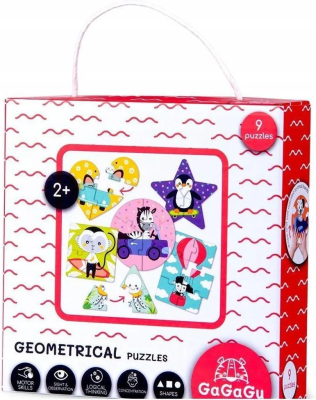 GaGaGu. Puzzle geometryczne. Wydawca: TM Toys. SmakLiter.pl Opakowanie GaGaGu. Puzzle geometryczne