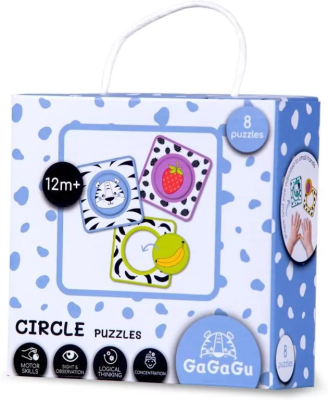 GaGaGu. Puzzle z kółeczkiem. Wydawca: TM Toys. SmakLiter.pl Opakowanie GaGaGu. Puzzle z kółeczkiem