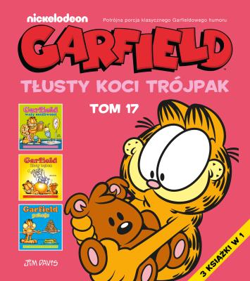 Okładka książki Garfield. Tłusty koci trójpak. Tom 17