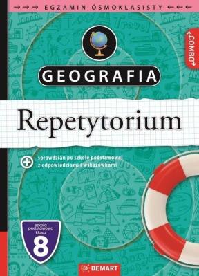 Okładka książki Geografia. Repetytorium. Egzamin ósmoklasisty