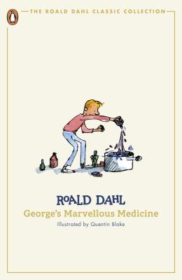 George's Marvellous Medicine wer. angielska. Autor: Dahl Roald. SmakLiter.pl Okładka książki George's Marvellous Medicine wer. angielska