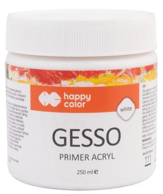 Opakowanie Gesso akrylowe białe 250ml HAPPY COLOR