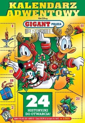 Okładka książki Gigant Poleca Premium. Kalendarz adwentowy. Tom 2/2025