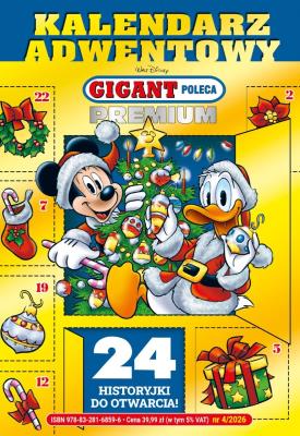 Okładka książki Gigant Poleca Premium. Tom 4/2026. Kalendarz Adwentowy