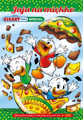 Okładka książki Gigant Poleca Special. Jaja na miękko. Tom 1/2025