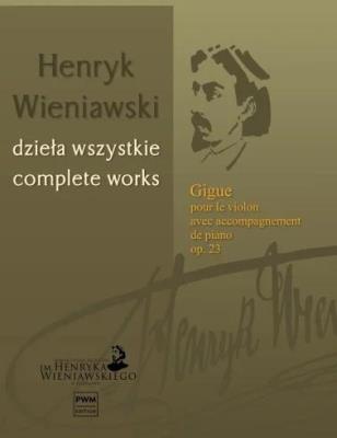 Okładka książki Gigue pour le violon avec accompagnement de...