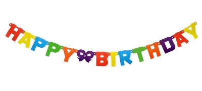 Opakowanie Girlanda kolorowa Happy Birthday