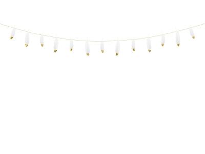 Opakowanie Girlanda Piórka biały 1,6m