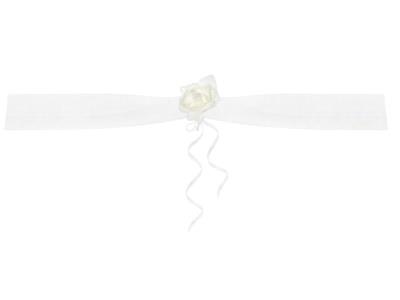 Opakowanie Girlandy z organzy biały 1,8m 2szt