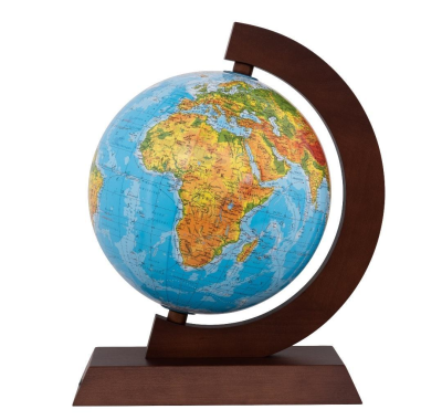 Globus fizyczny drewniana opr. 25cm w.słowacka. Wydawca: ZACHEM. SmakLiter.pl Opakowanie Globus fizyczny drewniana opr. 25cm w.słowacka