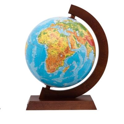 Globus fizyczny drewniana oprawa 32cm w.angielska. Wydawca: ZACHEM. SmakLiter.pl Opakowanie Globus fizyczny drewniana oprawa 32cm w.angielska