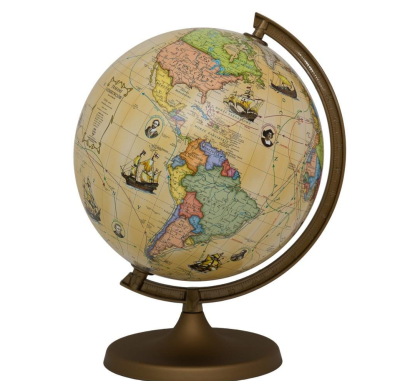 Globus trasami odkrywców w kartonie 22cm w.angiel.. Wydawca: ZACHEM. SmakLiter.pl Opakowanie Globus trasami odkrywców w kartonie 22cm w.angiel.