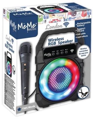 Głośnik bezprzewodowy z mikrofonem. Wydawca: MEME. SmakLiter.pl Opakowanie Głośnik bezprzewodowy z mikrofonem
