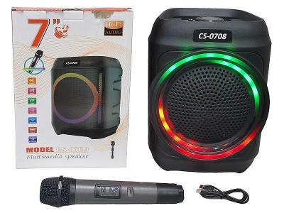 Opakowanie Głośnik Bluetooth z mikrofonem karaoke USB