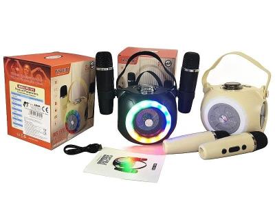 Głośnik karaoke 2 mikrofony USB MIX. Wydawca: ADAR. SmakLiter.pl Opakowanie Głośnik karaoke 2 mikrofony USB MIX