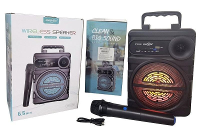 Głośnik z mikrofonem radio USB. Wydawca: ADAR. SmakLiter.pl Opakowanie Głośnik z mikrofonem radio USB