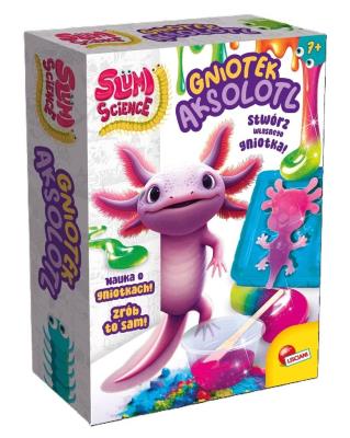 Gniotek Aksolotl Slumi Science. Wydawca: Lisciani. SmakLiter.pl Opakowanie Gniotek Aksolotl Slumi Science
