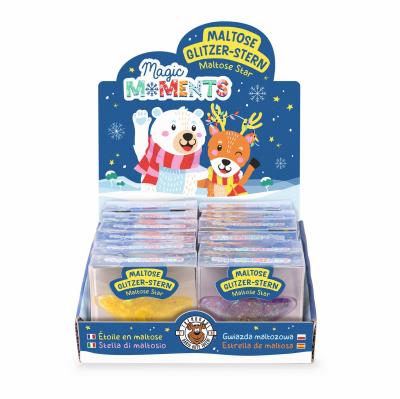 Opakowanie Gniotek Gwiazda z maltozy z brokatem 1szt.mix