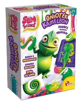 Gniotek Kameleon Slumi Science. Wydawca: Lisciani. SmakLiter.pl Opakowanie Gniotek Kameleon Slumi Science
