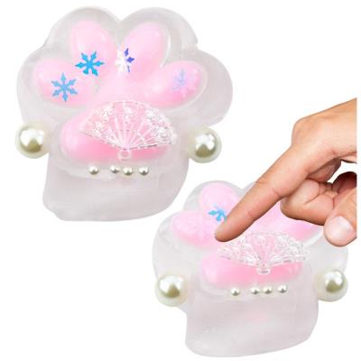 Opakowanie Gniotek Kocia łapka antystresowa Squishy przeźrocz