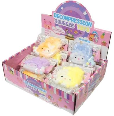 Opakowanie Gniotek mina w czterech kolorach z pomponami MIX