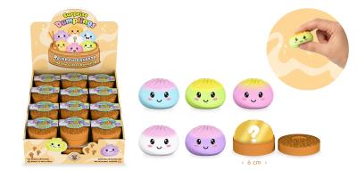 Opakowanie Gniotek Pierożek soft  6cm 1szt.mix