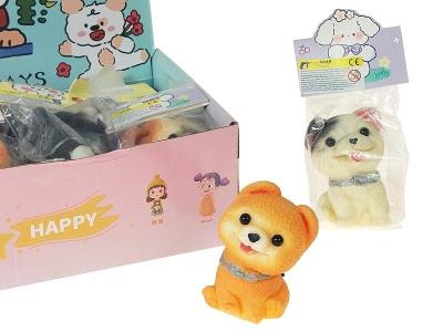 Opakowanie Gniotek pies 9cm MIX