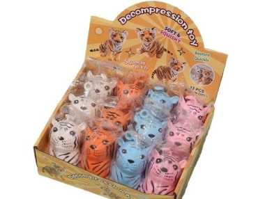 Gniotek tygrys MIX. Wydawca: Merkpol. SmakLiter.pl Opakowanie Gniotek tygrys MIX