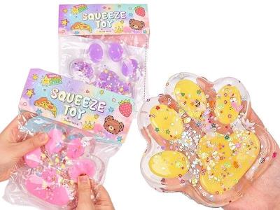 Opakowanie Gniotek żelowy kocia łapka MIX