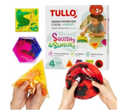 Opakowanie Gniotki sensoryczne z cieczą squishy 4szt