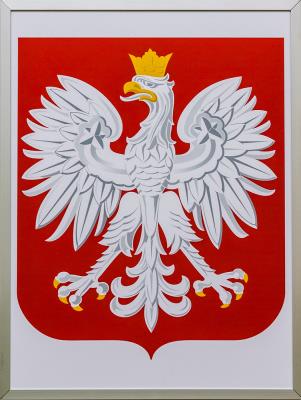 Godło Polska 305x405 mm rama. Wydawca: Artglob. SmakLiter.pl Opakowanie Godło Polska 305x405 mm rama