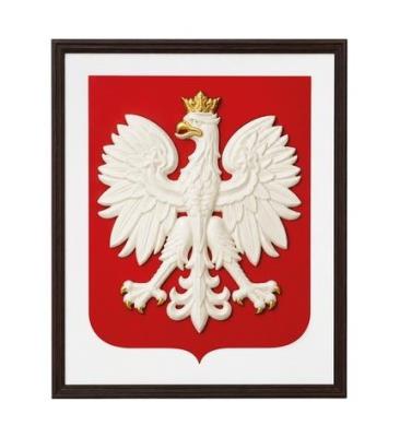 Opakowanie Godło RP odlew kompozytowy w ramce ADAMIGO