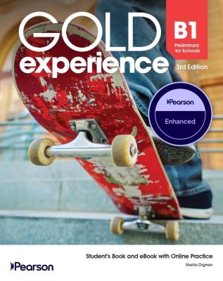 Okładka książki Gold Experience 3rd B1 SB + ebook Enhanced Pack