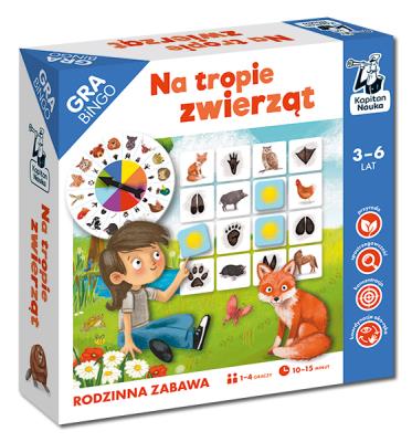 Opakowanie Gra Bingo Na tropie zwierząt