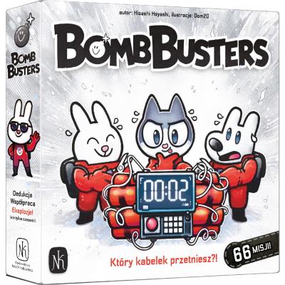 Gra Bomb Busters. Autor: Hisashi Hayashi. SmakLiter.pl Okładka książki Gra Bomb Busters