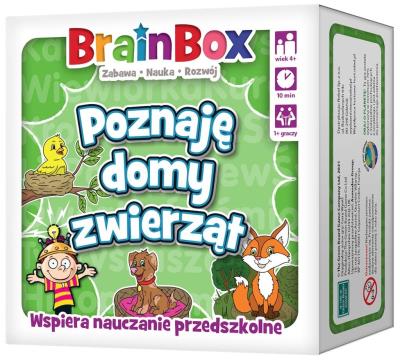 Opakowanie Gra BrainBox Poznaję domy zwierząt