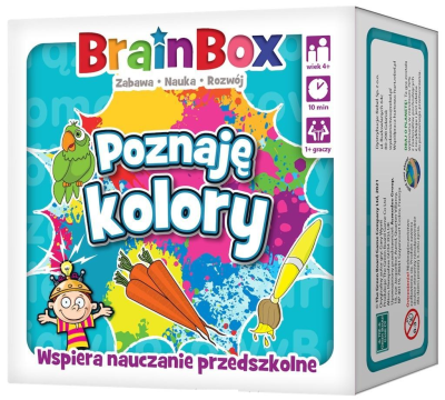 Opakowanie Gra BrainBox Poznaję kolory