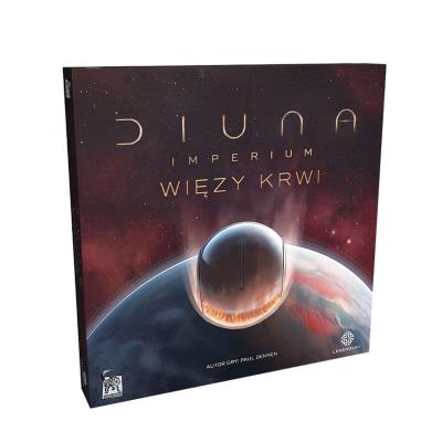 Gra Diuna Imperium Więzy krwi. Wydawca: Lucky Duck Games. SmakLiter.pl Opakowanie Gra Diuna Imperium Więzy krwi