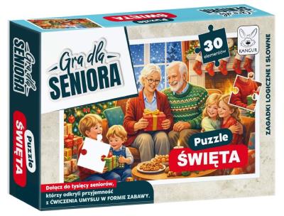 Opakowanie Gra dla Seniora. Puzzle Święta 30el