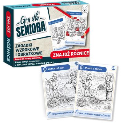 Opakowanie Gra dla Seniora Znajdź Różnice