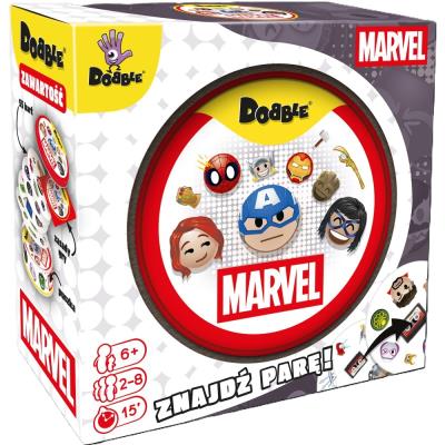 Opakowanie Gra Dobble Marvel Emoji