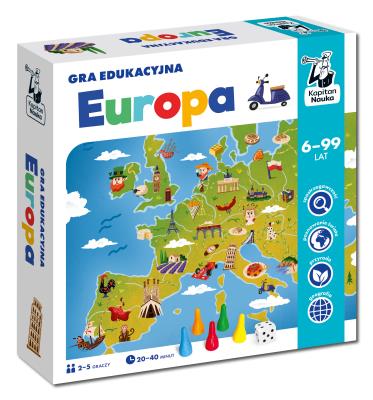 Opakowanie Gra edukacyjna Europa Kapitan Nauka