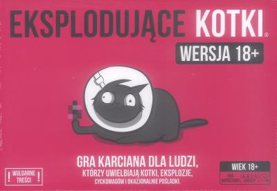 Gra Eksplodujące Kotki edycja tylko dla dorosłych. Wydawca: Rebel. SmakLiter.pl Opakowanie Gra Eksplodujące Kotki edycja tylko dla dorosłych